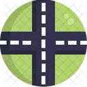 Roads Junction Road Icon