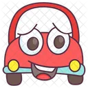 Open Car Transport Vehicle Icon