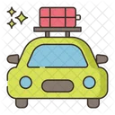 Roadtrip Reiseauto Transport Symbol