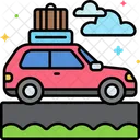 Roadtrip Reiseauto Transport Symbol