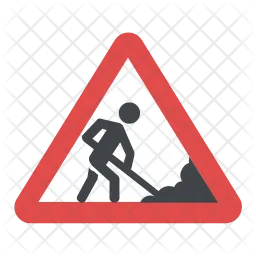 Roadworks Sign  Icon