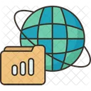 Roaming Data Networking Icon