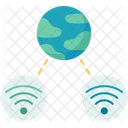 Roaming Wifi Internet Icon