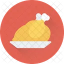 Roast Chicken Food Icon