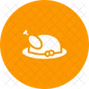 Roast Turkey Chicken Icon