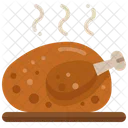Roast Chicken Food Meal Icon