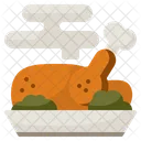 Roast Chicken Food Meat Icon