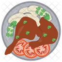 Roast Broast Chicken Icon