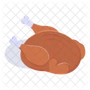 Roast Turkey Chicken Icon