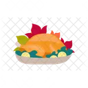 Poultry Turkey Lemon Icon