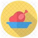 Chicken Roasted Wing Icon