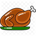 Food Meat Roasted Icon