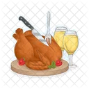 Roasted chicken  Icon