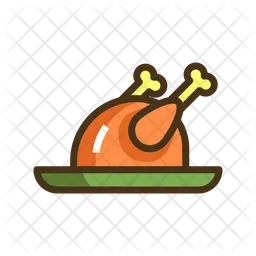 Roasted chicken  Icon