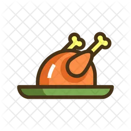 Roasted Chicken  Icon