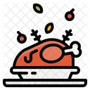 Roasted Chicken Vegetables Icon