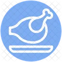 Roasted Chicken Chicken Meat Icon