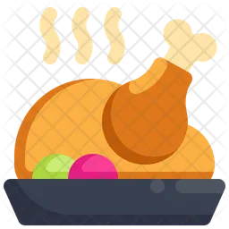 Roasted Chicken  Icon