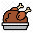 Roasted Chicken Chicken Food Icon