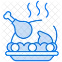 Roasted Chicken Chicken Food Icon