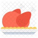 Leg Piece Thigh Meat Food Icon
