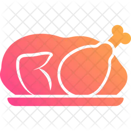 Roasted chicken  Icon