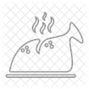Roasted Chicken Restaurant Food Icon
