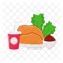 Meat Food Dinner Icon