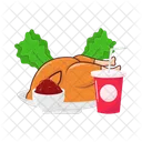 Meat Food Dinner Icon