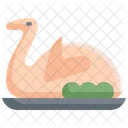 Roasted Duck Chicken Icon