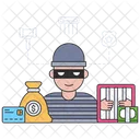 Robber Thief Criminal Icon