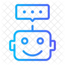 Robo Processamento De Linguagem Natural IA Ícone