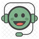 Rosto De Robo Sorridente Emoji Emoticon Ícone