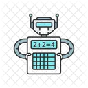 Robô calculadora  Ícone