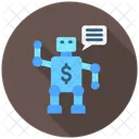 Consultor Robo Investimento Digital Ícone