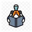 Aprendizagem Robo Social Ícone