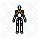 Humanoide Robo Social Ícone