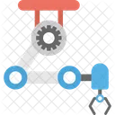 Industrial Robo Manufatura Icon