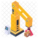 Robo Mecanico Braco Industrial Robo Industrial Ícone