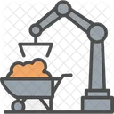 Robo De Mineracao Braco Robotico Robo Icon