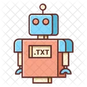 Robo Txt Robo Robo Ícone