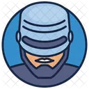 Robocop Ravan Headshot Devil Icon