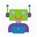 Robot Electronic Intelligence Icon
