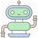 Robot Awesome Lineal Color Icon Icon