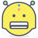 Robot Clown Emot Icon