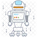 Robot Hombre Bionico Humanoide Icono