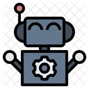 Robot Artificial Intelligence Technology Icon