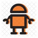 Robot Technology Cyborg Icon