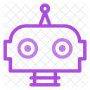 Automatic Robot Cute Icon