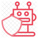 Robot Security Shield Icon